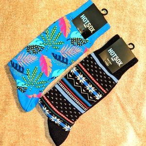 NWT Two Pairs HOTSOX Socks Bundle